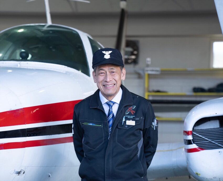 航空整備科　一等航空整備士取得準備コース<br /> 株式会社JALエンジニアリング（出向）<br /> K. Arimi